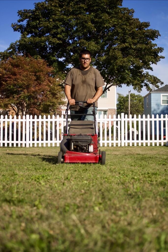 Lawn mowing in Forest View
